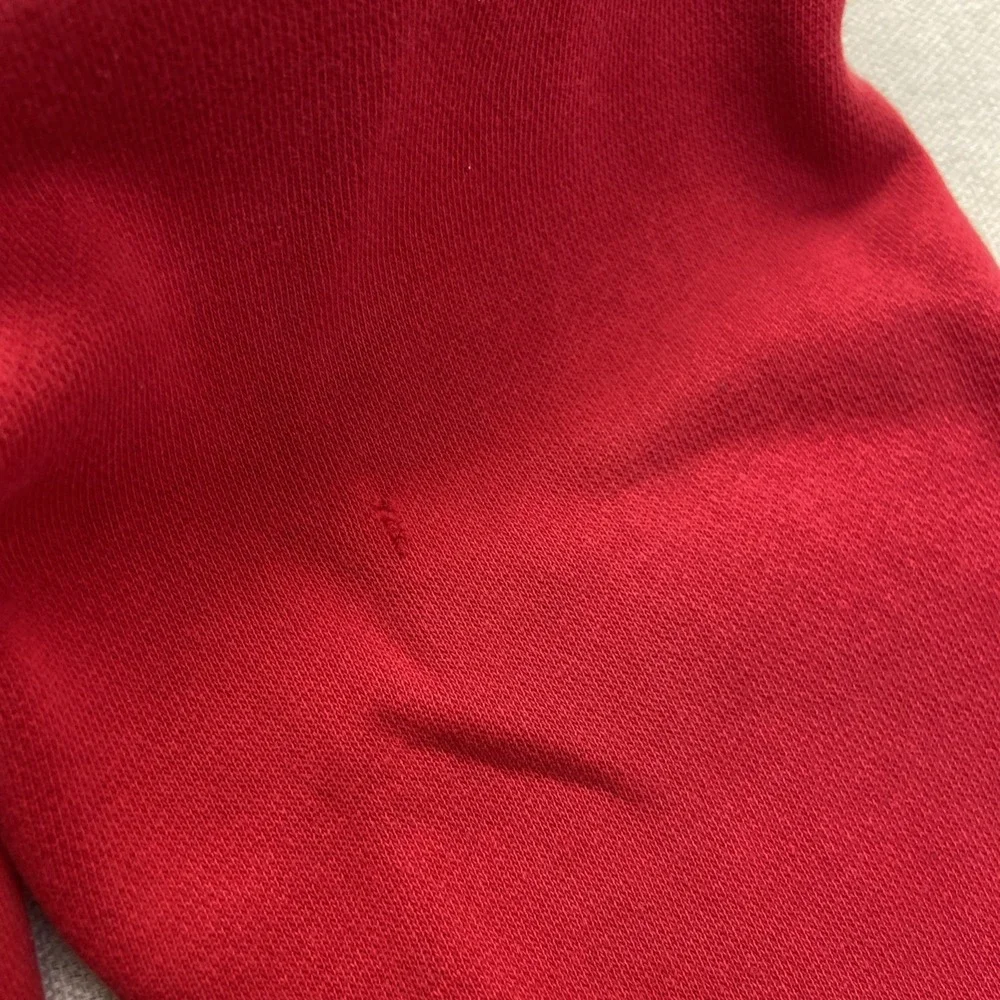 Polo Ralph Lauren Sweatshirt Mens M RL67 Jeans Pullover Red Vintage Y2k